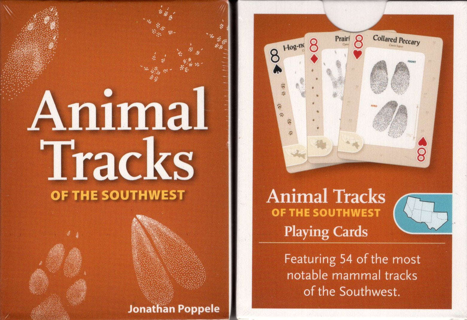 Animal Tracks of the Southwest Playing Cards