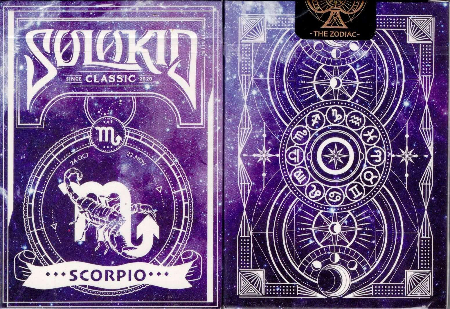 Solokid Constellation Series Scorpio Playing Cards MPC