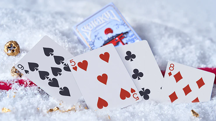 Solokid Sakura Blue Playing Cards MPC