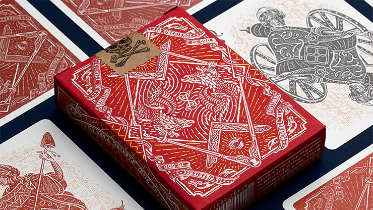 Sons of Liberty Patriot Red Playing Cards USPCC