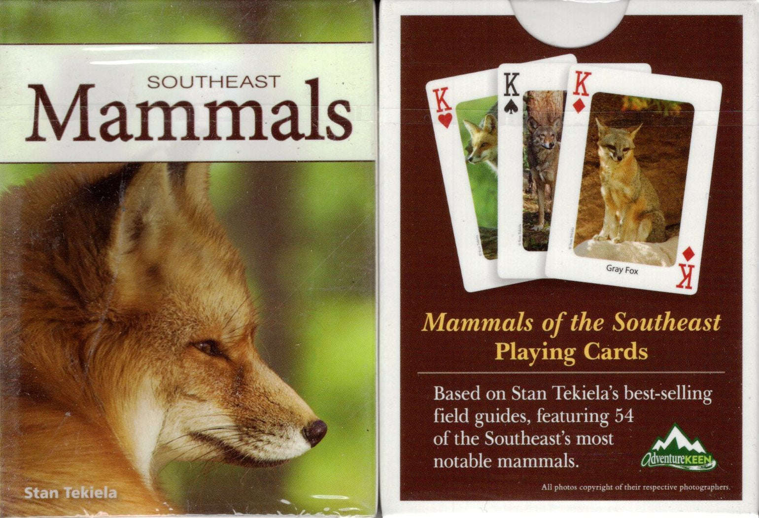 Southeast Mammals Playing Cards