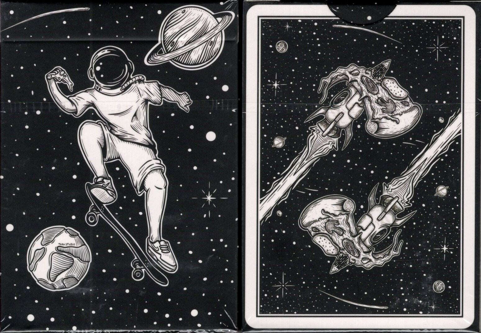 Space Pizza Marked Playing Cards WJPC