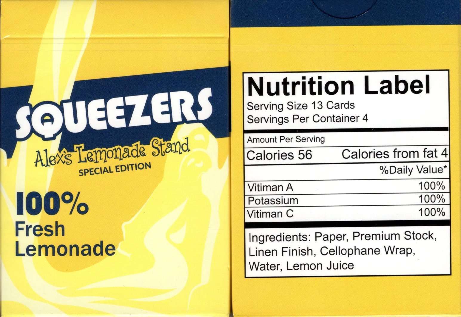 Squeezers v2 Playing Cards USPCC