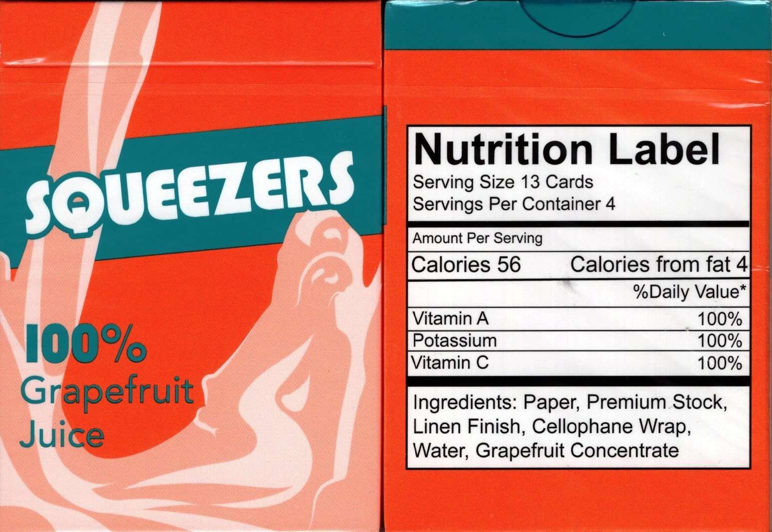 Squeezers v3 Playing Cards USPCC