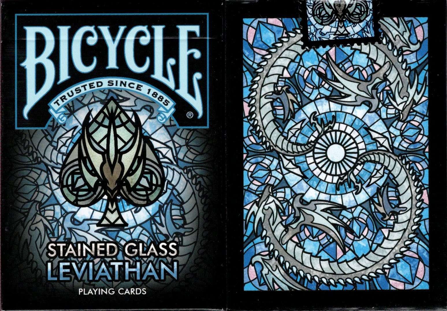 Stained Glass Leviathan Bicycle Playing Cards