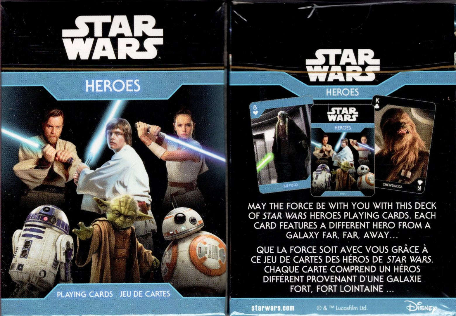 Star Wars Heroes Playing Cards Aquarius