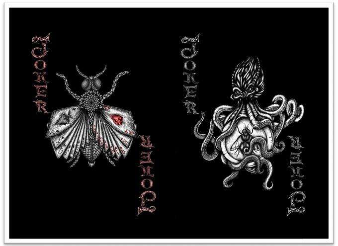 Stardust Black Playing Cards NPCC