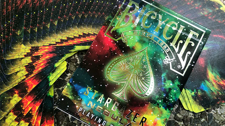 Stargazer Nebula Bicycle Playing Cards