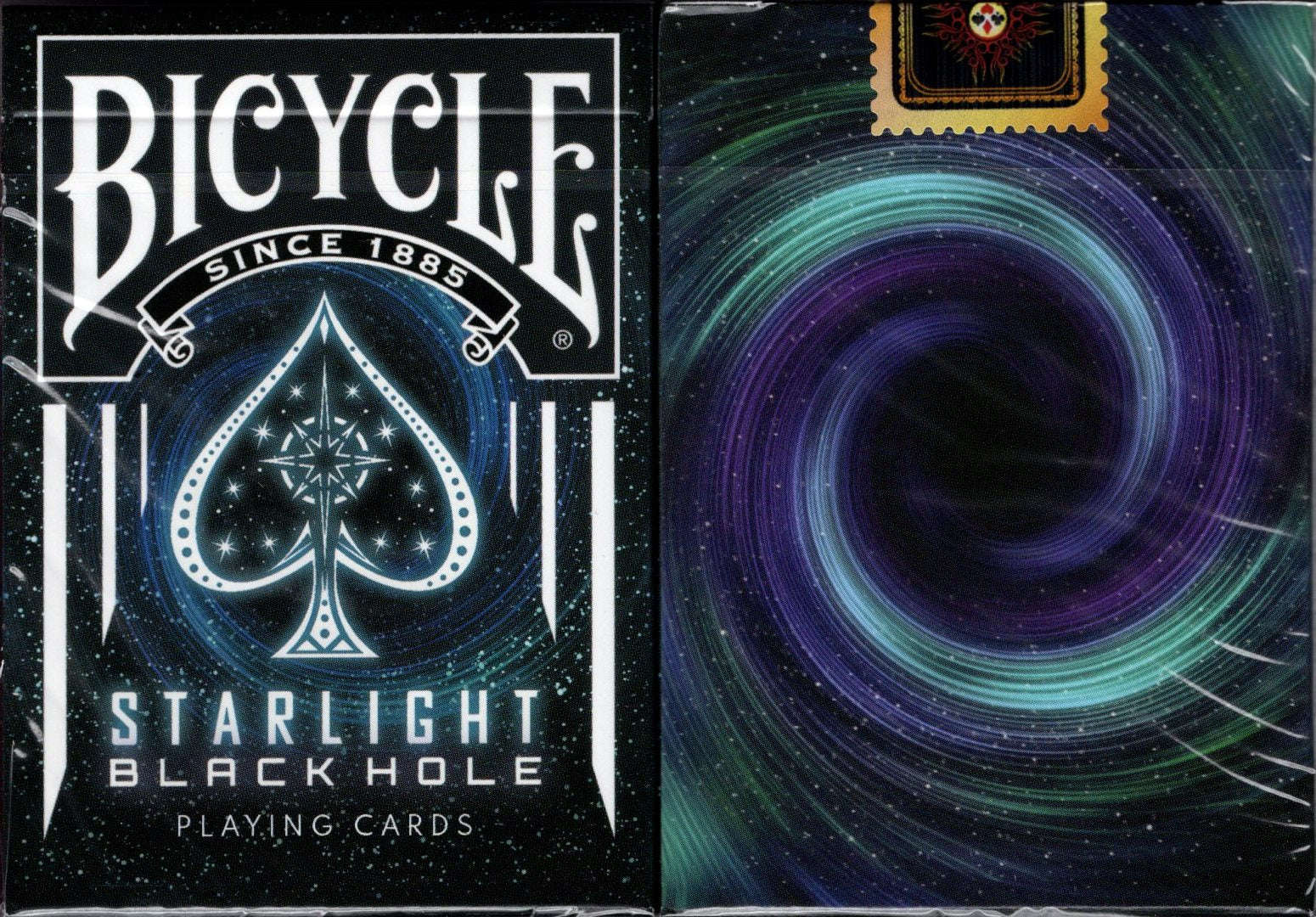 Starlight Black Hole v2 Bicycle Playing Cards