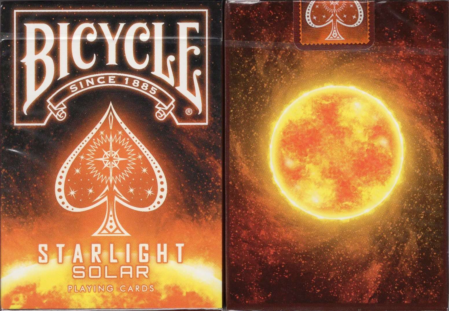 Starlight Solar Bicycle Playing Cards
