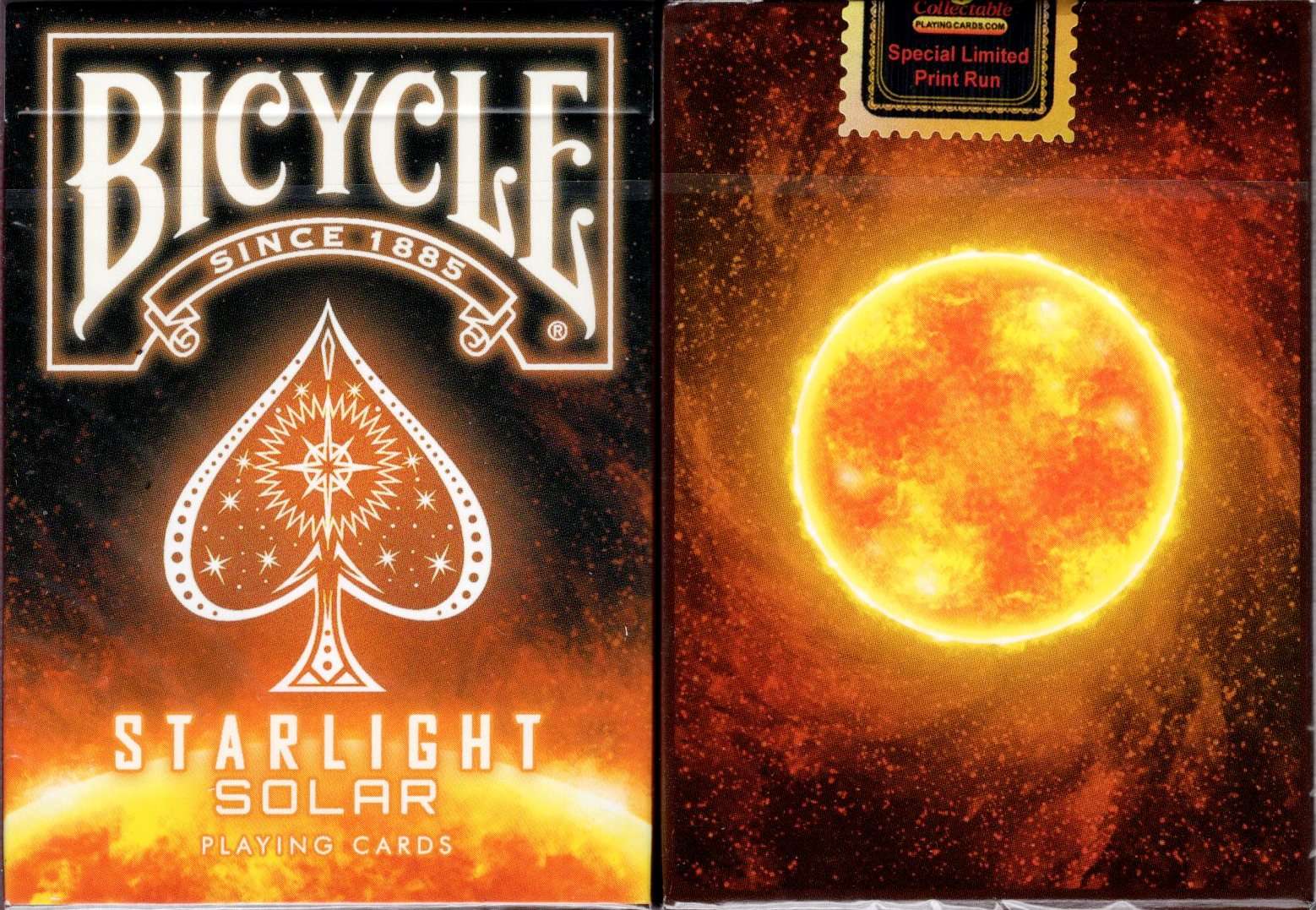 Starlight Solar v2 Bicycle Playing Cards