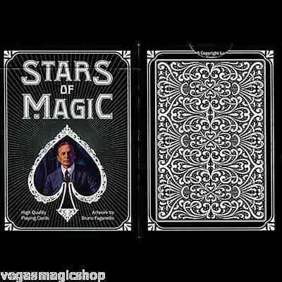 Stars of Magic Black Playing Cards Deck USPCC