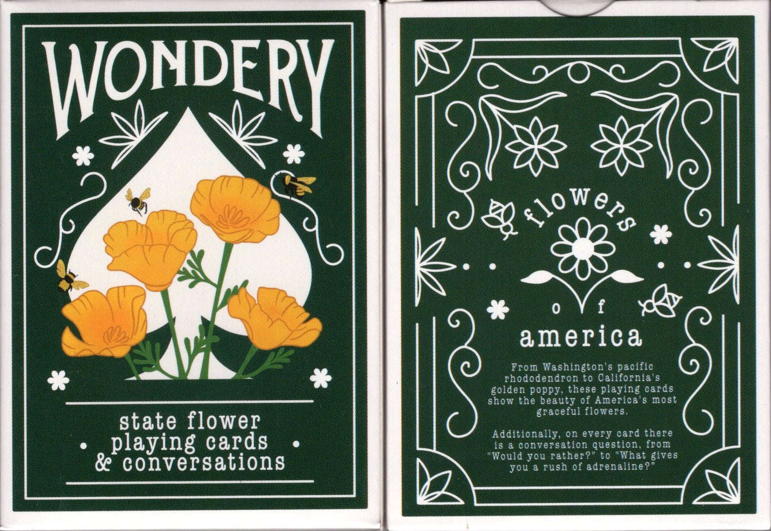 State Flower Playing Cards