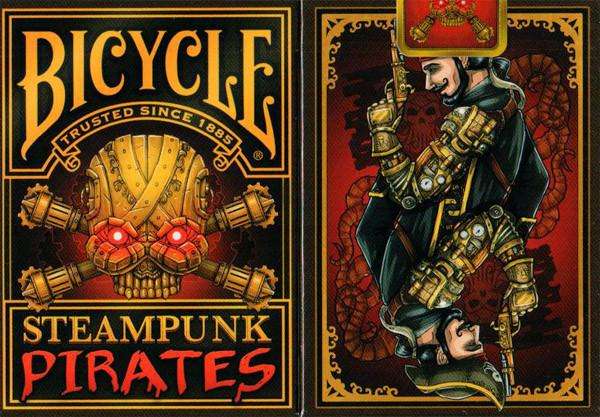 Steampunk Pirates Bicycle Playing Cards