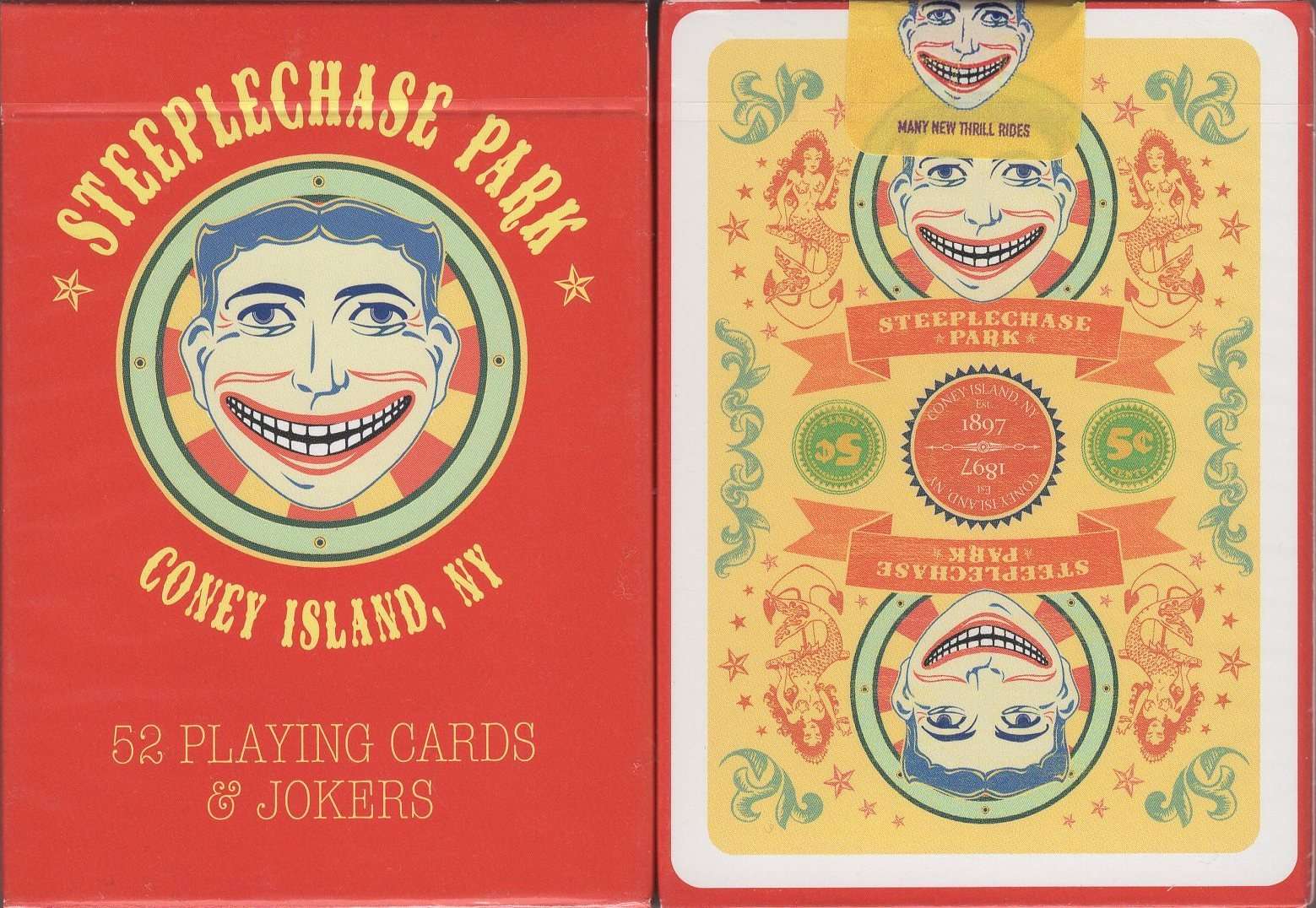 Steeplechase Park Playing Cards USPCC