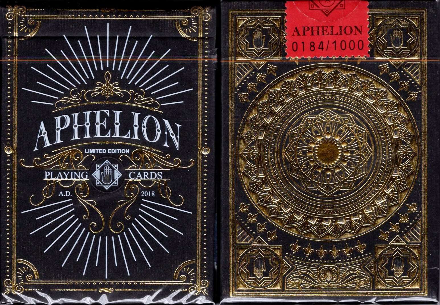Aphelion Black Playing Cards LPCC
