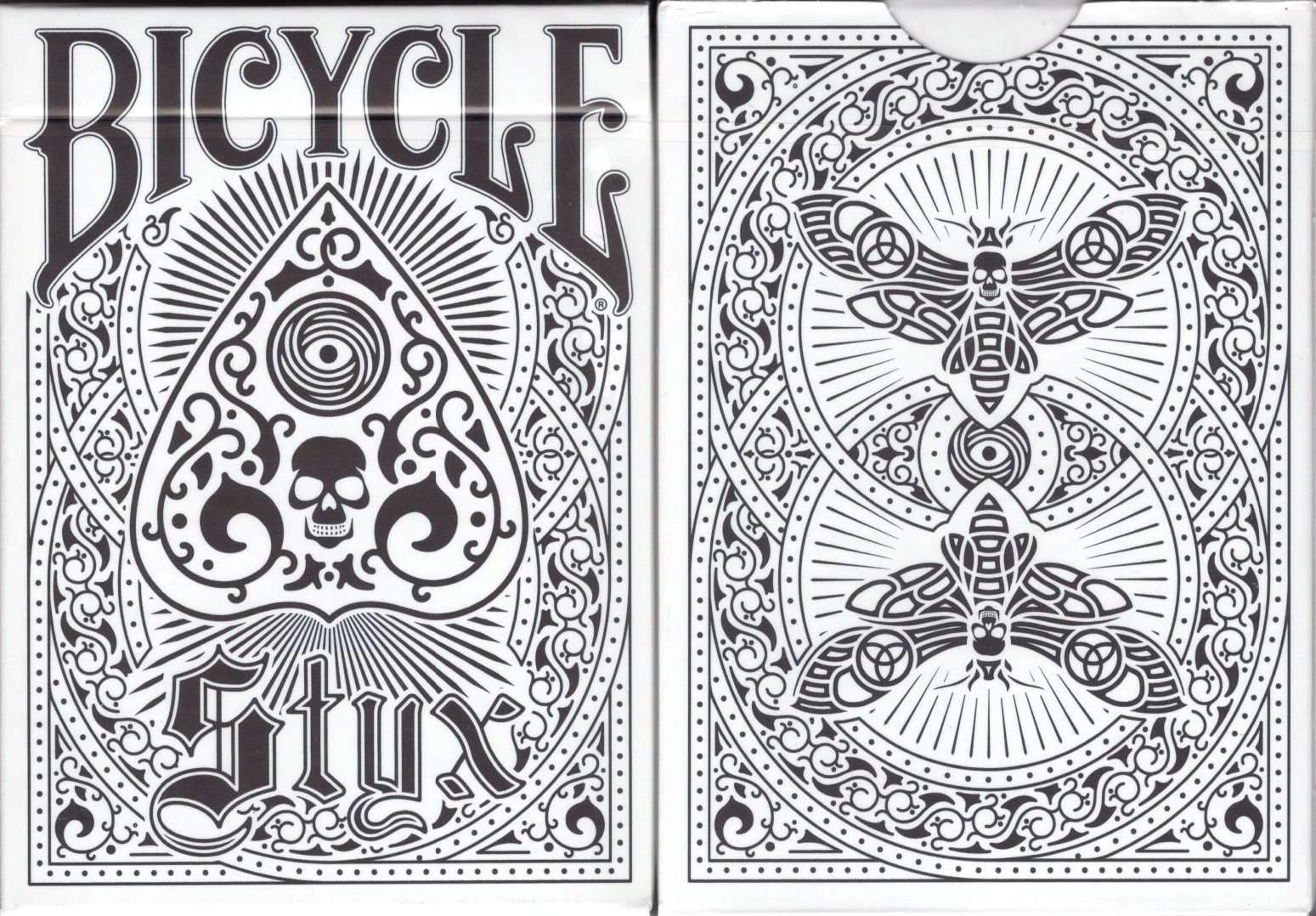 Styx White Bicycle Playing Cards