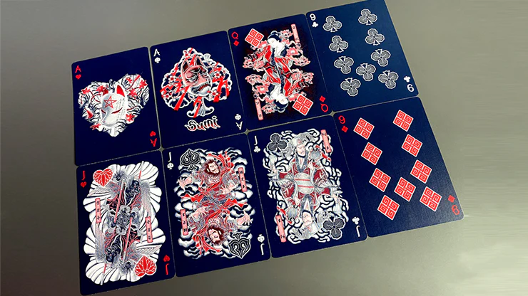 6564-sumi-kitsune-myth-maker-blue-red-craft-letterpressed-tuck-playing-cards-by-card-experiment-1.webp