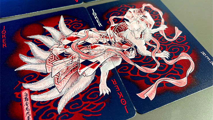 6564-sumi-kitsune-myth-maker-blue-red-craft-letterpressed-tuck-playing-cards-by-card-experiment-1.webp