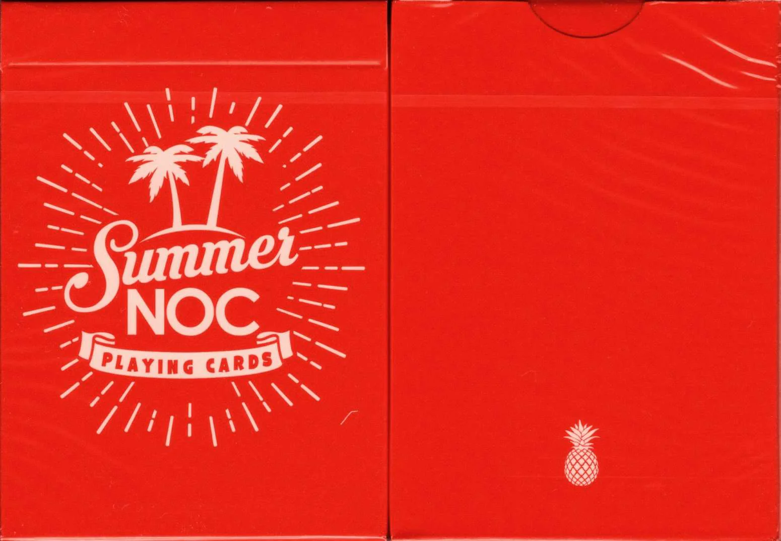 Summer NOC Pro Sunset Orange Marked Playing Cards USPCC