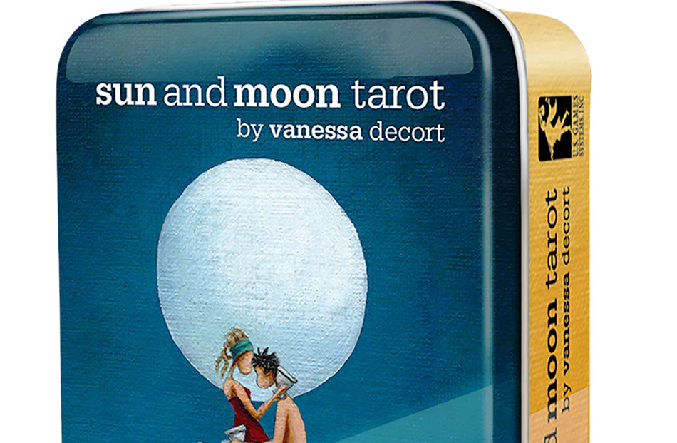 Sun and Moon Tarot Deck in Tin USGS