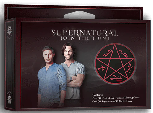 Supernatural Playing Cards and Devilâs Trap Coin