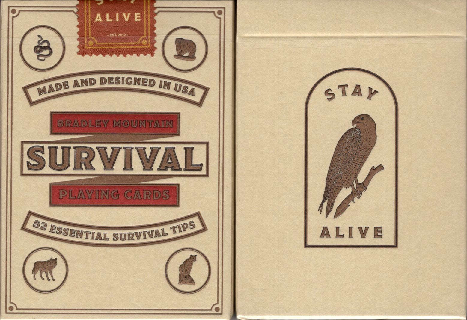 Survival Playing Cards USPCC