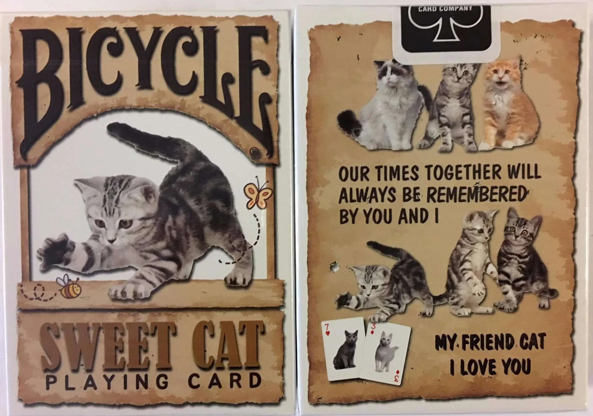 Sweet Cat Bicycle Playing Cards Deck