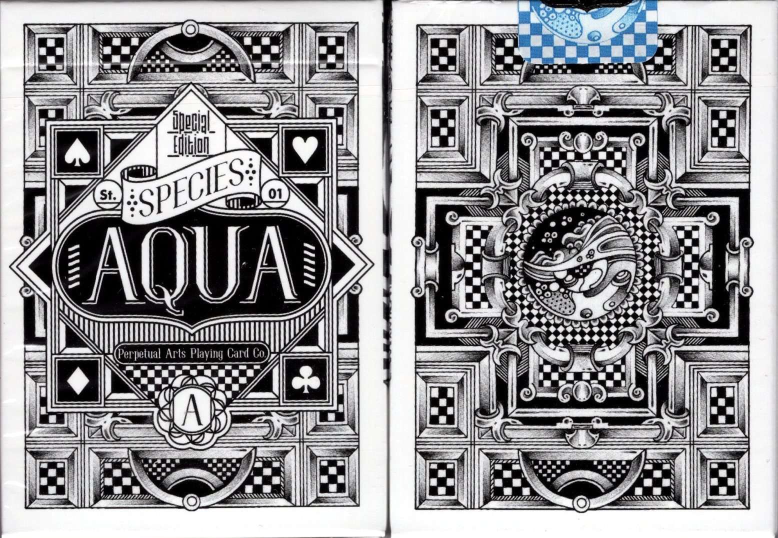 Aqua Species Playing Cards USPCC