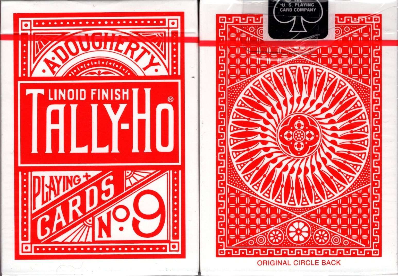 Tally-Ho Circle Back Red Playing Cards