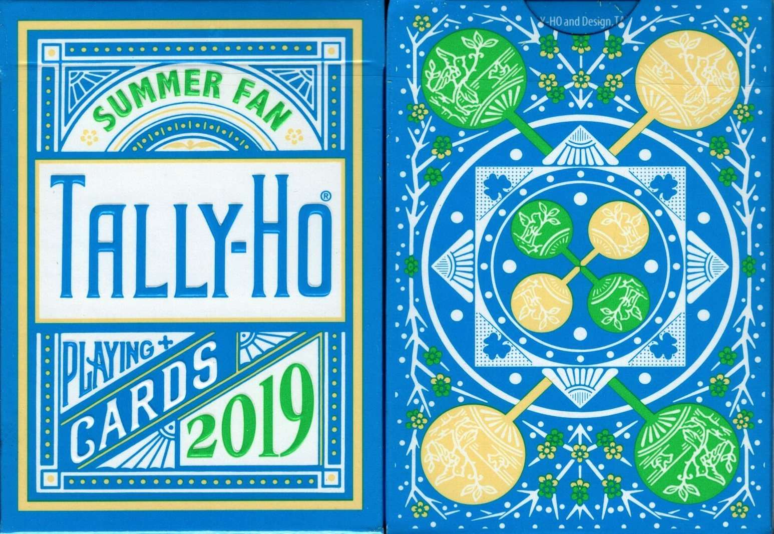 Tally-Ho Summer Fan Cardistry Playing Cards