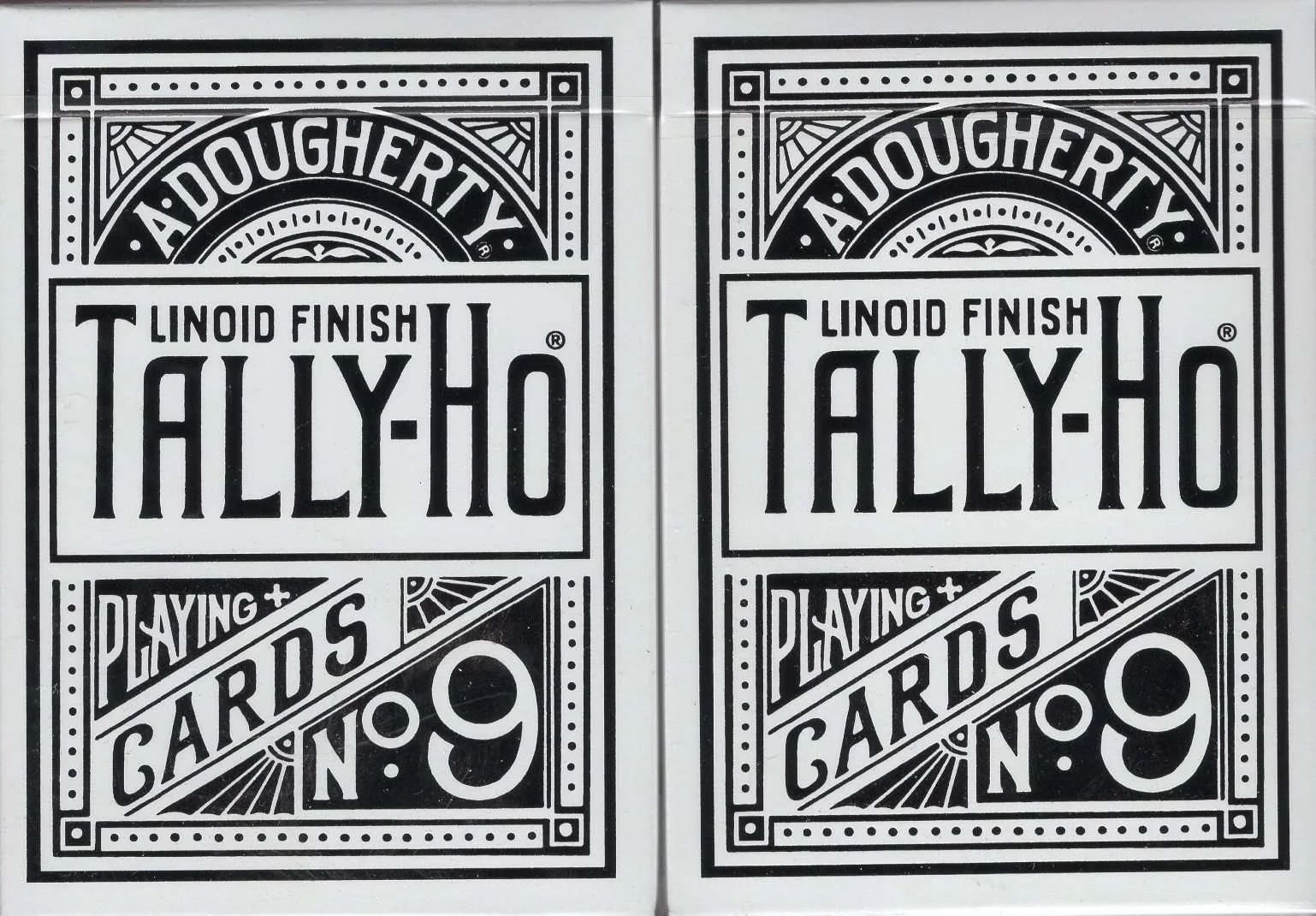 Tally-Ho White Playing Cards