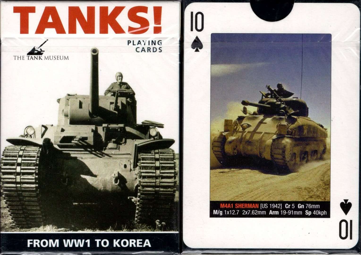 Tanks! From WWI to Korea Playing Cards Piatnik
