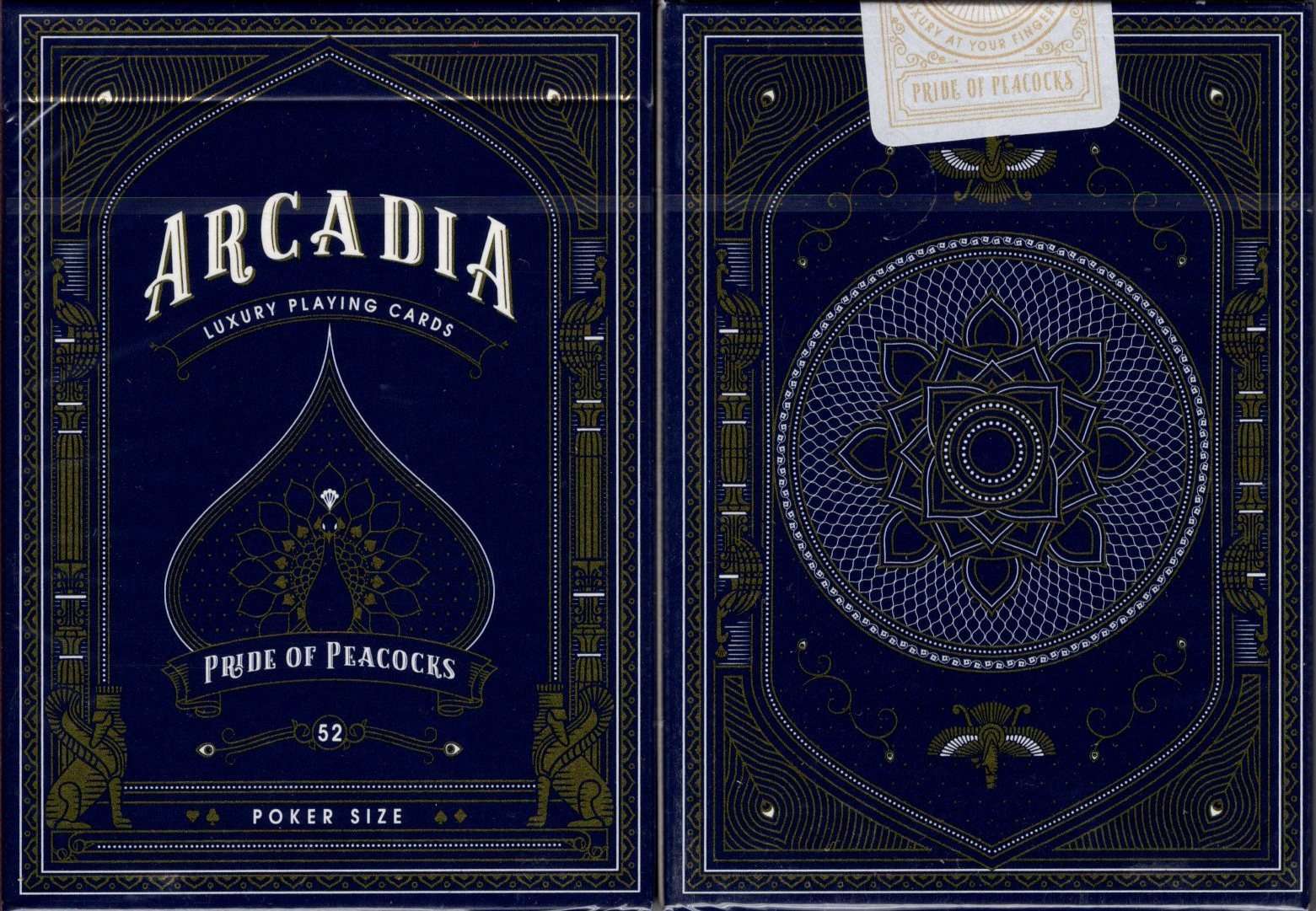 Arcadia Pride of Peacocks Playing Cards Cartamundi