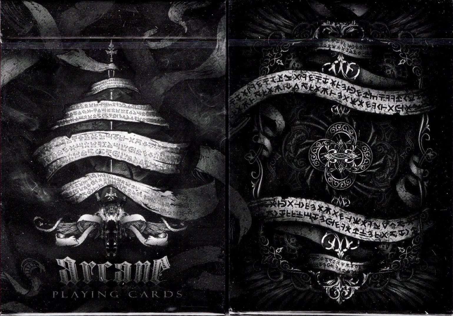 Arcane Black Playing Cards USPCC
