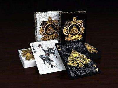 Arcanum 2 Deck Set White Black Playing Cards