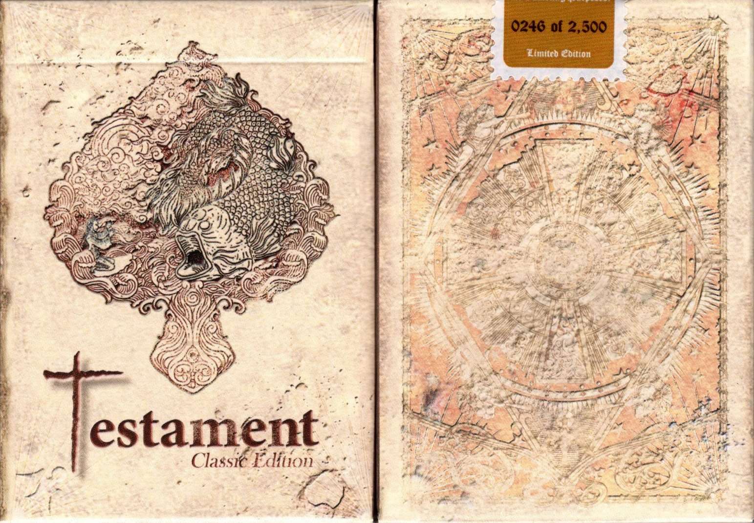 Testament Classic Playing Cards USPCC