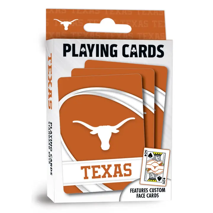 Texas Longhorns Playing Cards by Masterpieces
