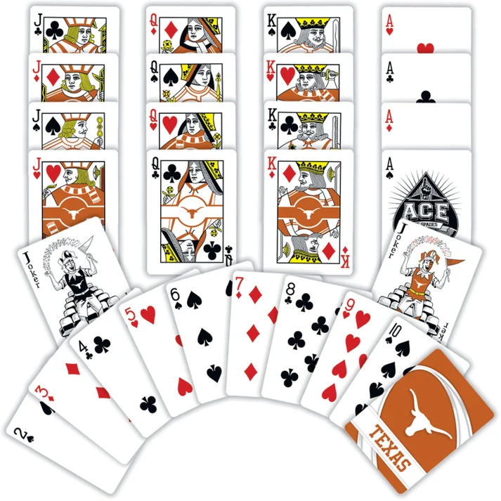 Texas Longhorns Playing Cards by Masterpieces