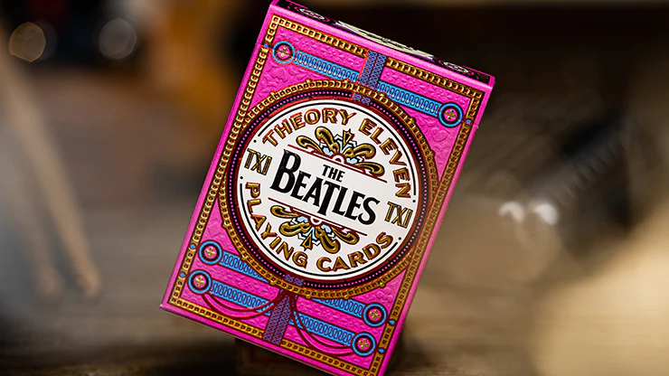 The Beatles Pink Playing Cards by Theory11: A Tribute to Ringo, the Funny Beatle