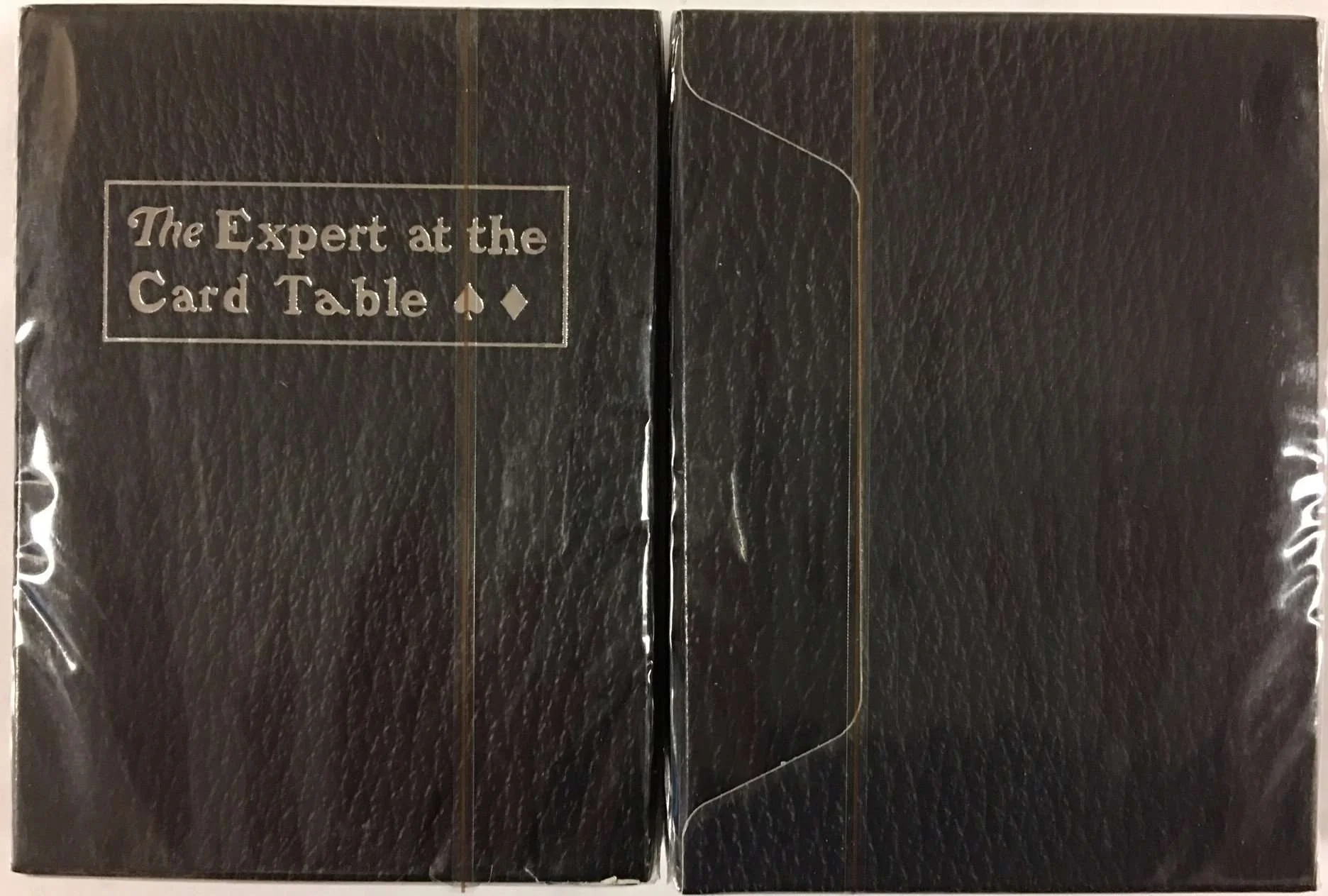 The Expert at the Card Table Black Luxury Edition Playing Cards