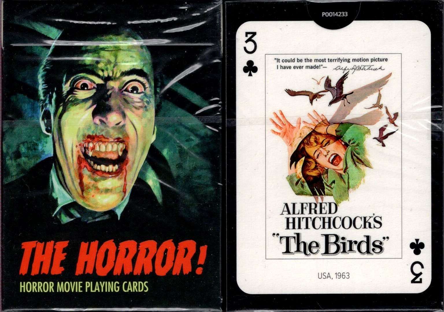 The Horror! Movie Poster Playing Cards  by Piatnik
