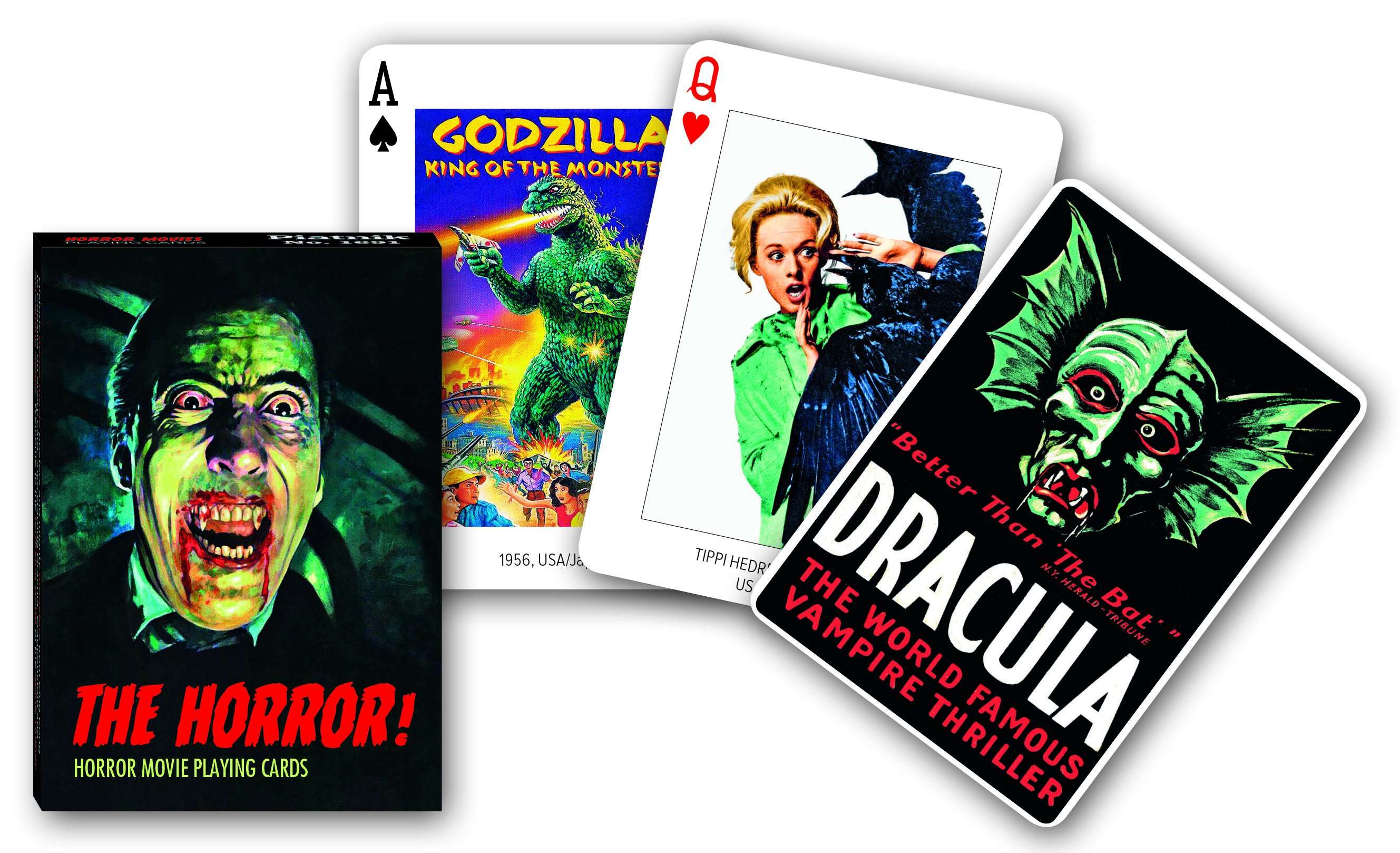 The Horror! Movie Poster Playing Cards by Piatnik
