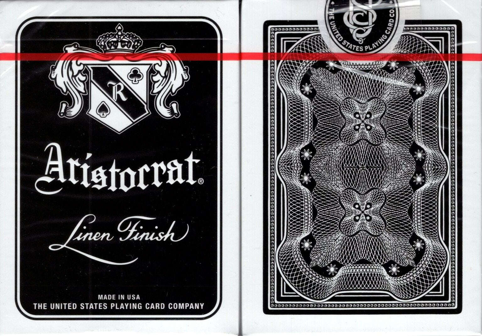 Aristocrat Signature Black Playing Cards USPCC
