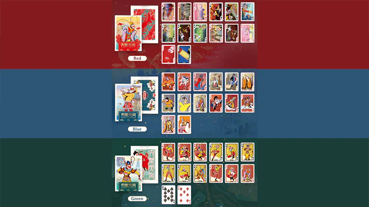 The Monkey King Playing Cards Deluxe Hall Box KSPC