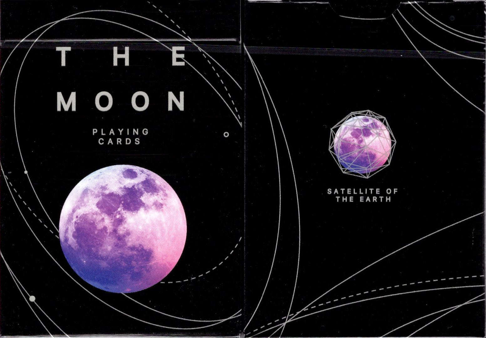 The Moon Purple PURE Cardistry Cards Poker Size Deck USPCC