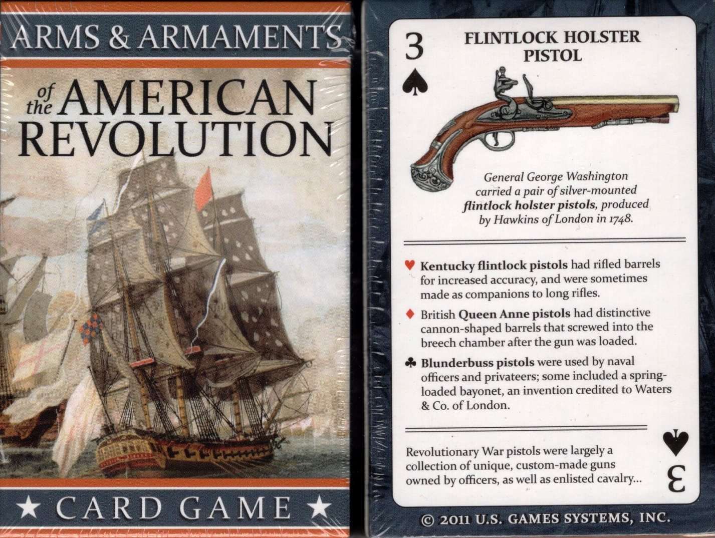 Arms & Armaments of the American Revolution Playing Cards USGS