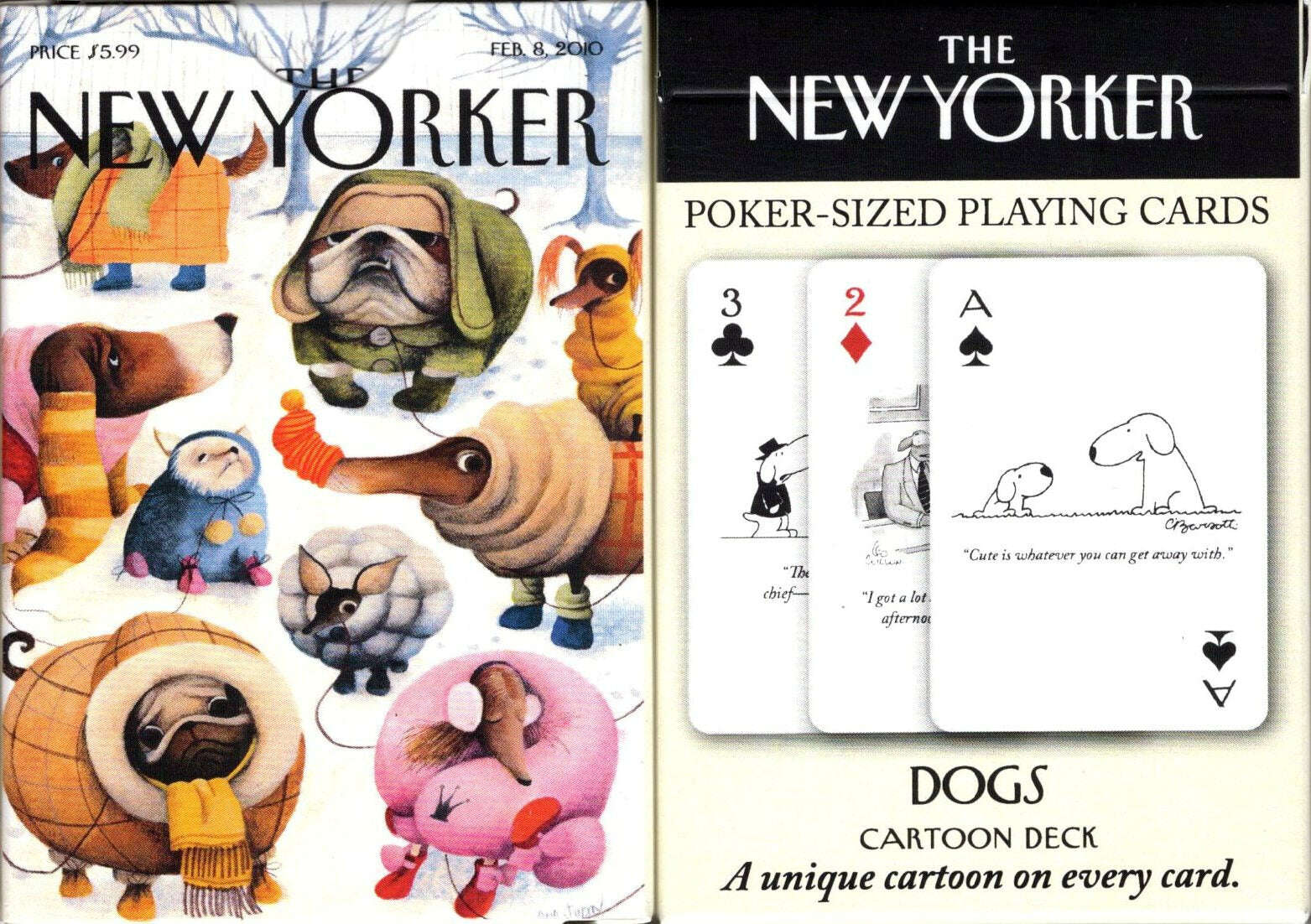 The New Yorker Dog Cartoons Playing Cards NYPC