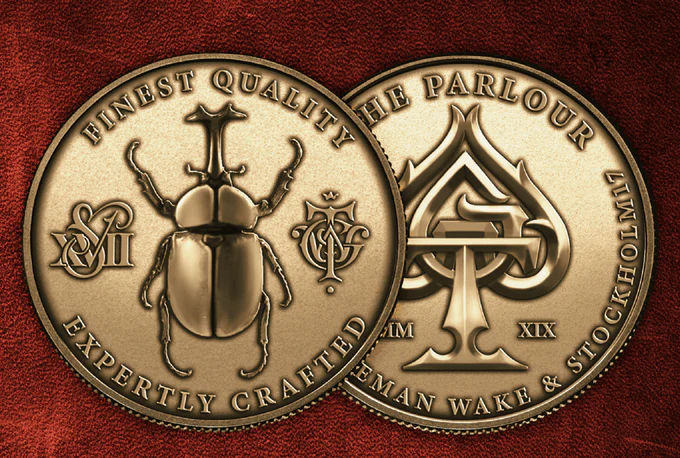 The Parlour Card Cover Coin