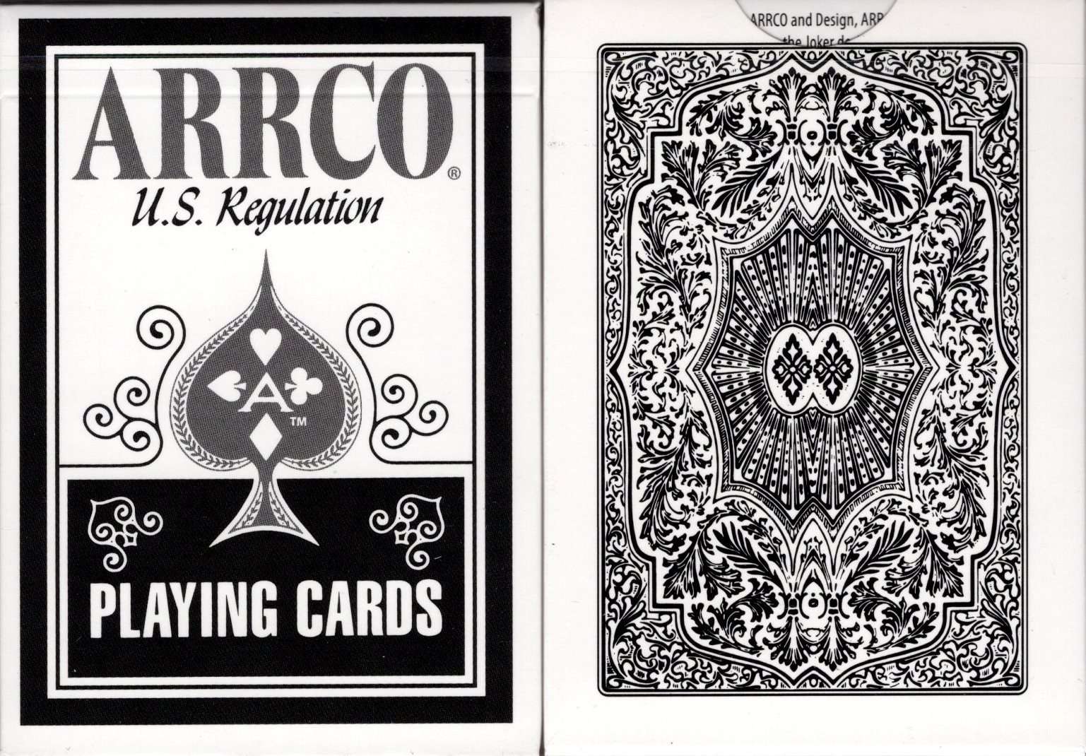 ARRCO White Playing Cards USPCC 1 710-arrco-white-playing-cards-uspcc-1.jpg